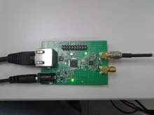 Placa da fonte do sinal do rf, saída 35mhz-4400mhz, laço bloqueado fase, e configuração arm7
