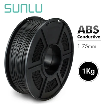 

SUNLU 1.75MM ABS Conductive 3d Printer Filament 1kg Anti-static 3D Printing Filament Plastic ABS Rod Dimension Accuracy +/-0.02