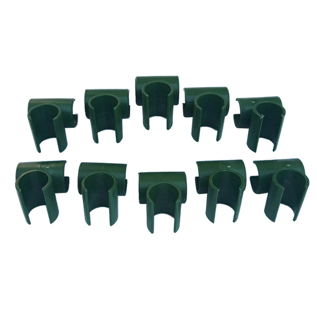 

10Pcs Plastic Plant Stakes Connectors Garden Climbing Plant Support Fixed Clamps