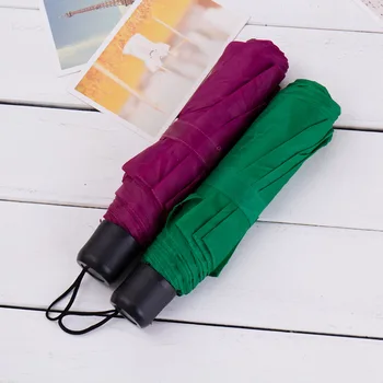 

Mini Compact Sun Rain Travel Umbrella Lightweight Portable Outdoor Umbrella Short-handled Folding GQ999