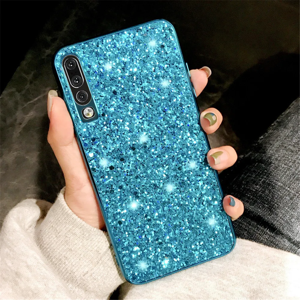Lovebay чистый цветной Блестящий Шикарный чехол для телефона для huawei P20 Pro Lite P30 Pro mate 20X Honor 20 Lite Nova 4 TPU задняя крышка