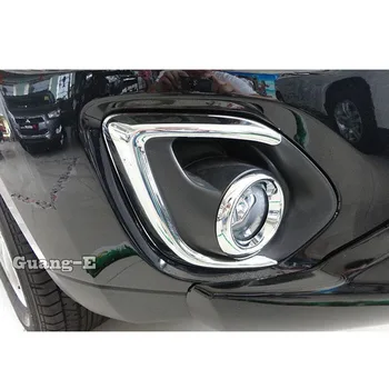 

For Mitsubishi ASX 2013 2014 2015 Car Body Head Front Fog Light Lamp Frame Stick Styling ABS Chrome Cover Trim Moulding Sticker