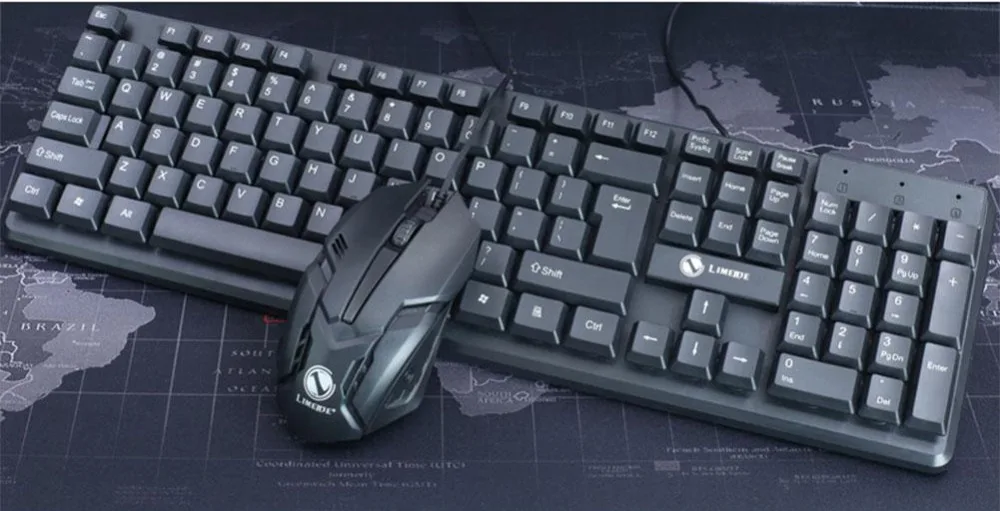 BEESCLOVER T13 общая Проводная клавиатура мышь набор USB Настольный Ноутбук Офисная Клавиатура набор клавиатура и мышь с USB Проводная d29