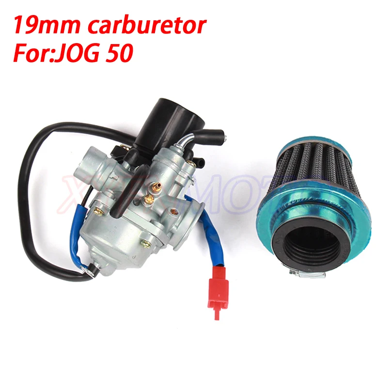 19mm Carburetor with air filte For 2 Stroke Yamaha Jog 50cc 90cc 100cc Scooter Carb electric choke | Автомобили и мотоциклы