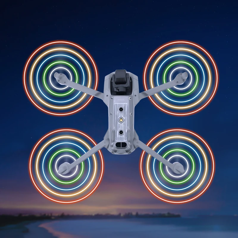 Светодиодные фонари вспышка пропеллер Mavic Air 2 7238 перезаряжаемый Пропеллер для