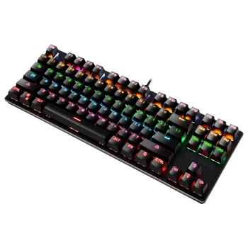 

Gaming Mechanical Keyboard With Mouse Game Anti-ghosting RU/US Blue Black Red Switch Backlit USB Wired Keyboard For Pro Gamer