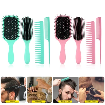 

Barber Hairdressing Straight Curly Hair Combs Salon Hair Care Styling Tools Anti-static Hairdressing Combs 4pcs