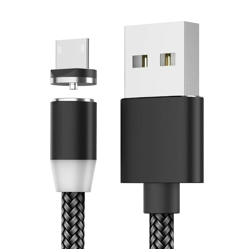 Универсальный слепой всасывающий Магнитный кабель Micro USB type C Быстрая зарядка телефонный кабель для передачи данных с оплеткой для samsung huawei xiaomi iPhone - Цвет: MICRO USB