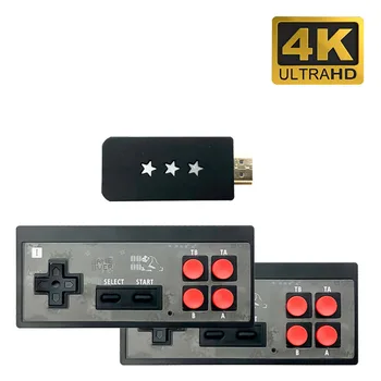 

HD Video Game Console Wireless Game Stick Connect TV HDMI Out 4k Double Gamepads Player Retro Games Bulit In 621 Games for best