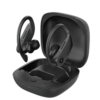 Bluetooth 5.0イヤホンワイヤレススポーツイヤホン耳フックランニングノイズキャンセルステレオインナーイヤー型マイク防水ヘッドセット