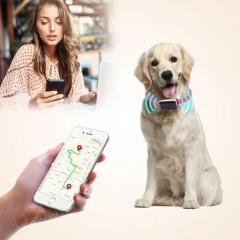 

Premium Tracking Locator Pet Tracker and Collar Mini GPS AODIHENG Branded Real-Time Remote Monitoring on Free IPMI Anti-Lost
