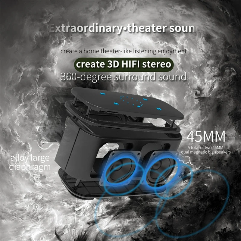 ZEALOT S25 Bluetooth Speaker 3W Portable Speakers Colums Deep Bass Soundbar with IPX6 Waterproof,for Siri,SoundPulse ZEALOT S25 Bluetooth Speaker 3W Portable Speakers Colums Deep Bass Soundbar with IPX6 Waterproof,for Siri,SoundPulse