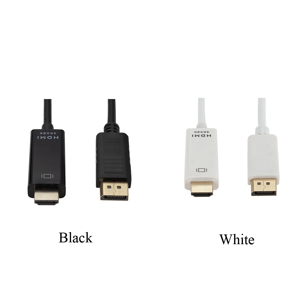 Порт дисплея к HDMI стабильному ноутбуку аксессуары дисплей ПК адаптер кабель Быстрый видео компьютер HD ПВХ 4K 1080P