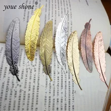 1 шт закладки канцелярские винтажные перьевые металлические закладки книжные закладки бирки офисные учебные принадлежности для чтения Подарочный инструмент Прямая поставка