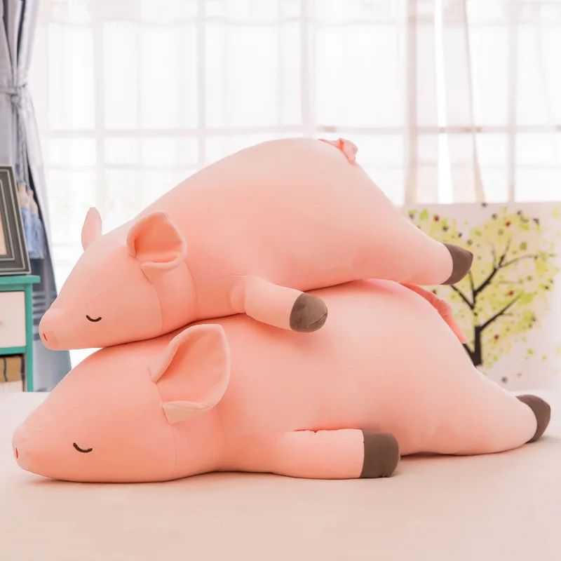

Software Lying Pig Doll Large Size Cartoon Pacify Pig Pillow Creative Cute Plush Toys