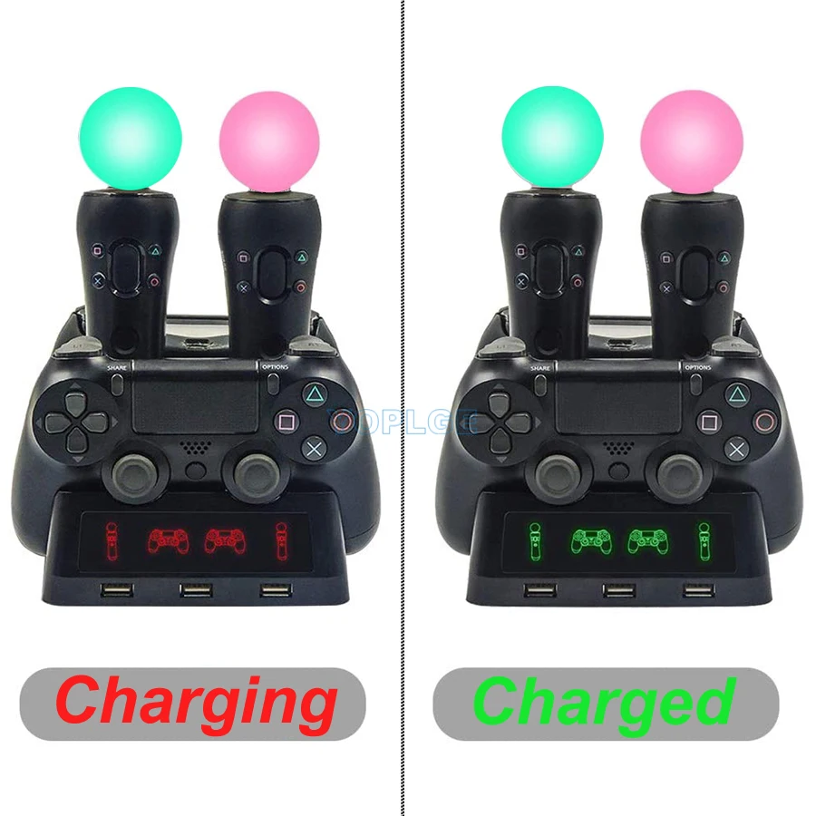 Новинка 2020 джойстик PS4 PS Move VR PSVR геймпад зарядное устройство подставка контроллер