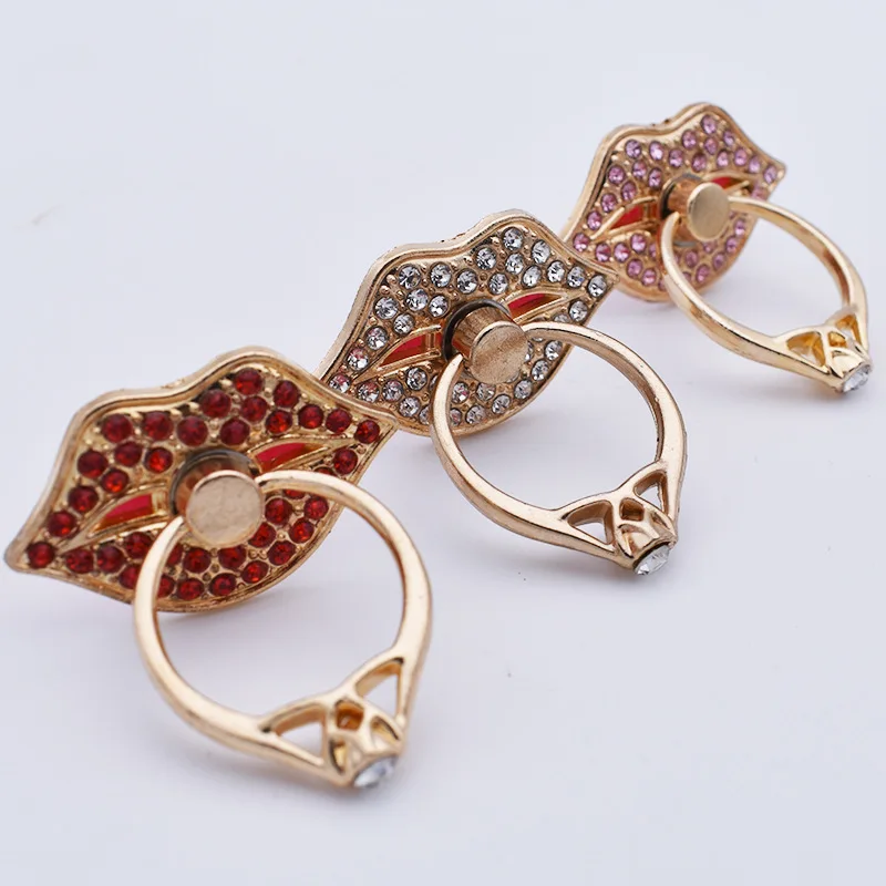 

Lips General Phone Finger Ring Holder 360 Degree Stand for Samsung Xiaomi IPhone X 7 6 5S Plus Smartphone Tablet Plain Bague