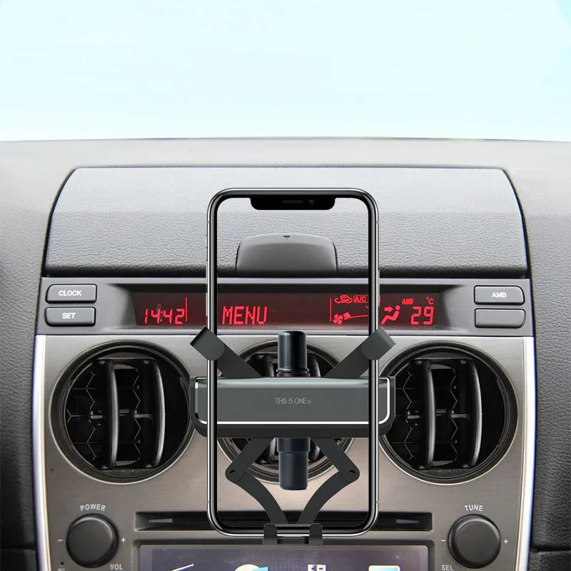 

Gravity Car Phone Holder No Magnetic Air Vent Car Holder For Cell Phone Car Mount Holder Universal Phone ring Car Mobile Stand