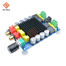 Placa de amplificador de Audio Digital TDA7498, CC de 24V, 2x100W, alta potencia, doble canal, Clase d, kit de bricolaje, control de volumen