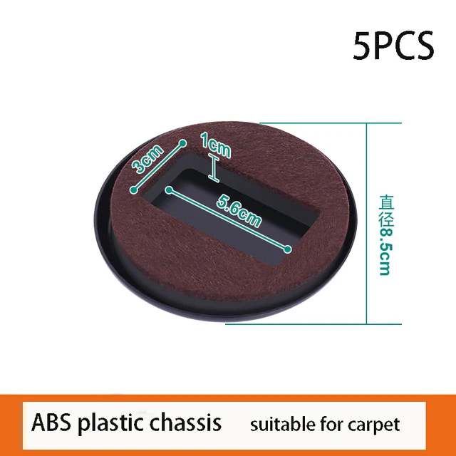 Office Chair Wheel Stopper Furniture Caster Cups Hardwood Floor Protectors Anti Vibration Pad Chair Roller Feet Anti-slip Mat for carpet