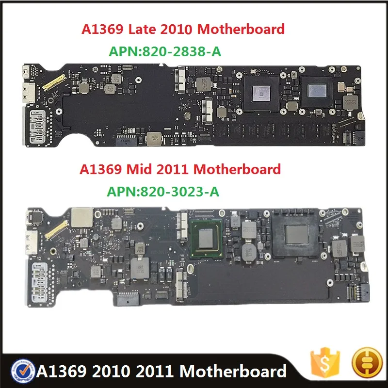 테스트 된 원본 A1369 마더 보드 820-2838-A 820-3023-A/B MacBook Air 13