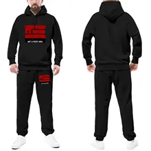 

Nine Inch Nails Tracksuit Set AIR Art Is Resistance Male Sweatsuits Hip Hop Sweatpants And Hoodie Set Sports