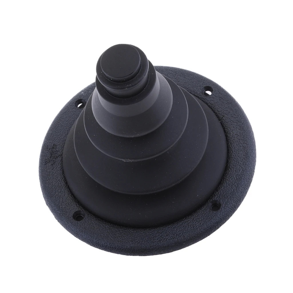 Plastic 4.72'' Rigging and Cable Boot for Boats - Rigging Hole Cover Black