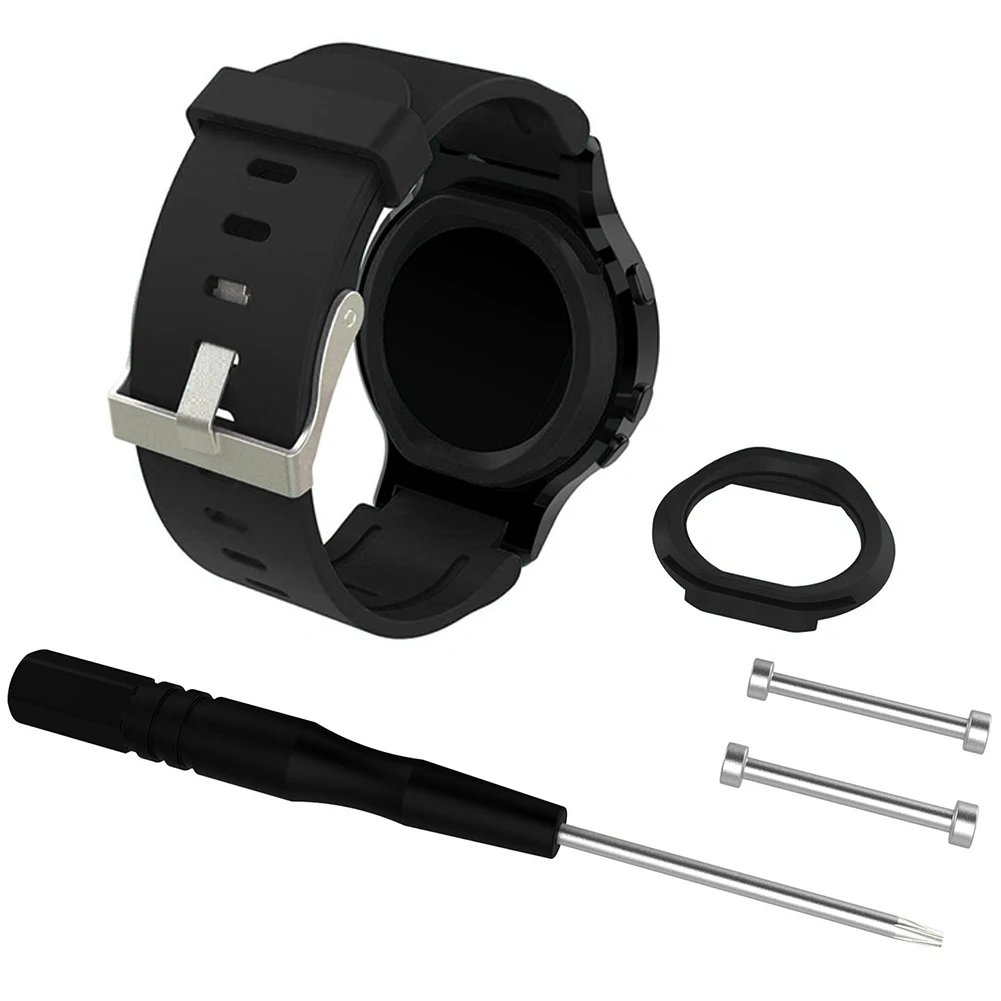 Black Ремешок для часов Garmin Forerunner 225, ремешок, Цветной силиконовый сменный ремешок для спортивных часов Garmin Forerunner 225, ремешок для браслета - Цвет: Black