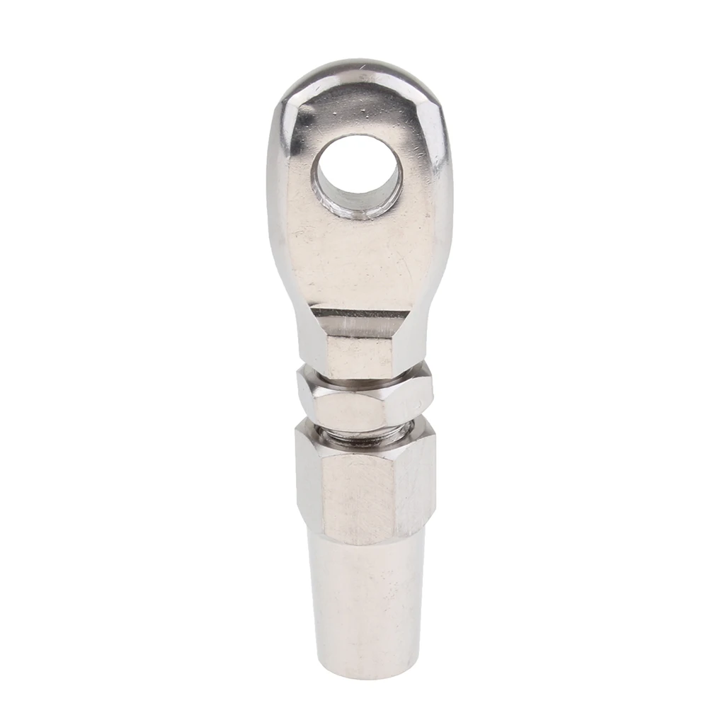 Perfeclan 10mm Stainless Steel Wire Rope Swageless Eye Terminal End