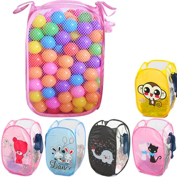

Cartoon Sorting Basket Folding Clothes Storage Basket Laundry Basket Children Kids Toys Sundries Storage Organizer Home Storage