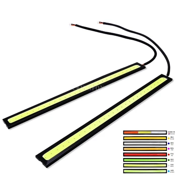 

100Pcs/Lot 17cm Universal Daytime Running Light COB DRL LED Car Lamp External Lights Auto Waterproof Car Styling Led DRL Lamp