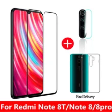 3-в-1 для стеклянного объектива камеры для redmi note 8 note 8 pro Чехол Защитная пленка для экрана для redmi 8 8a note8t Защитная пленка с полным покрытием с уровнем твердости 9h