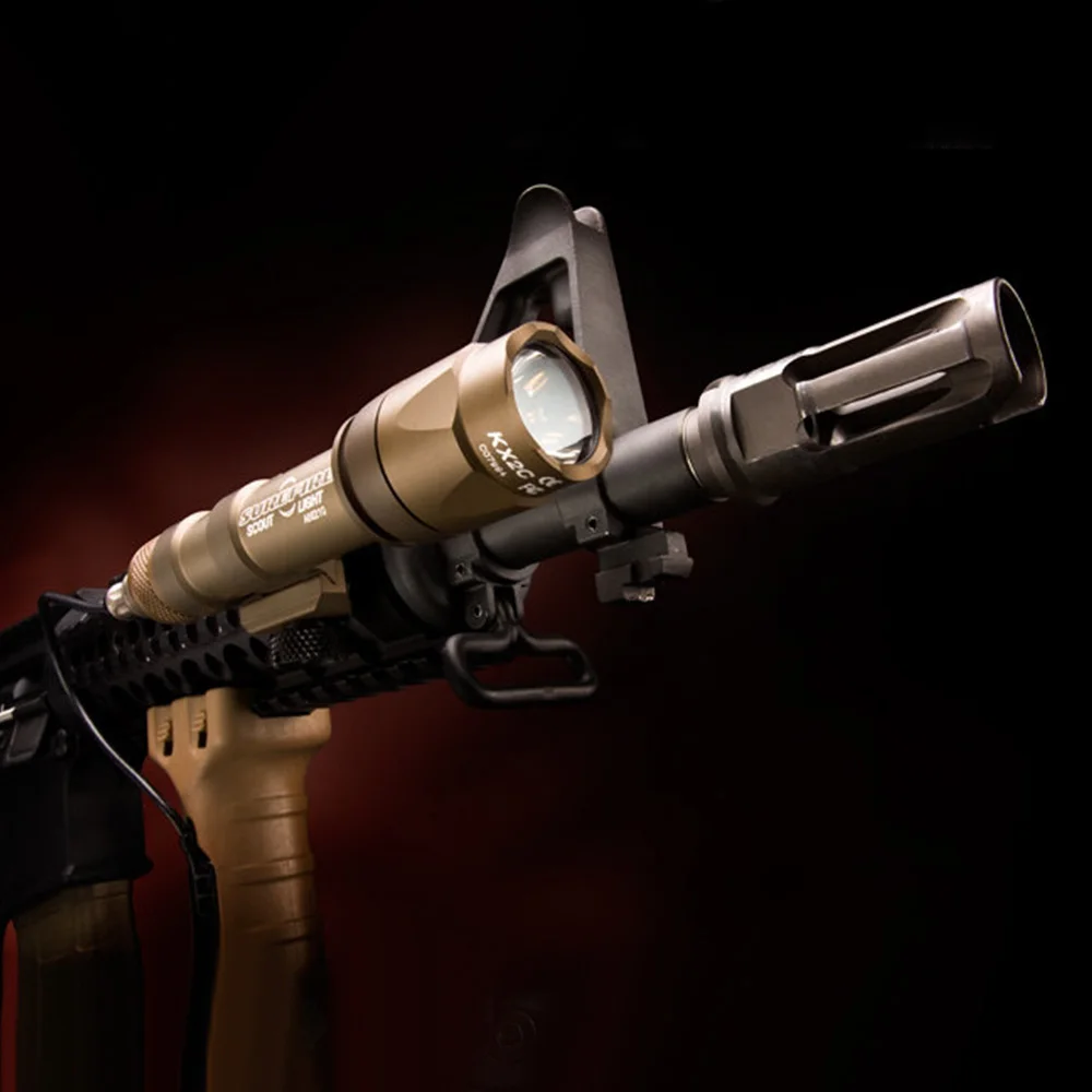 Страйкбольное Оружие M600 тактический флэш-светильник светодиодный 340 люмен дистанционный переключатель давления M600C винтовка подсветка для оружия светильник WEX072