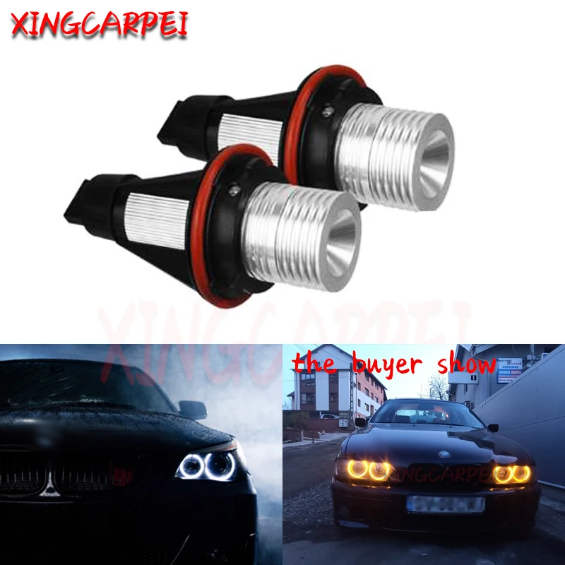 2 шт. светодиодные ангельские глазки для Bmw E39 E60 E53 E61 E63 E64 E65 E66 E87 525i 530i безотказный