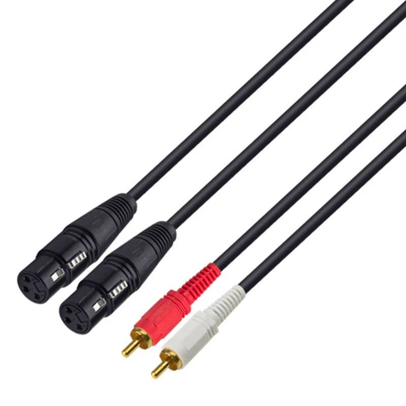  ̺ 2 XLR 2 RCA    ڽ XLR RCA Hifi ũ Ŀ ̺