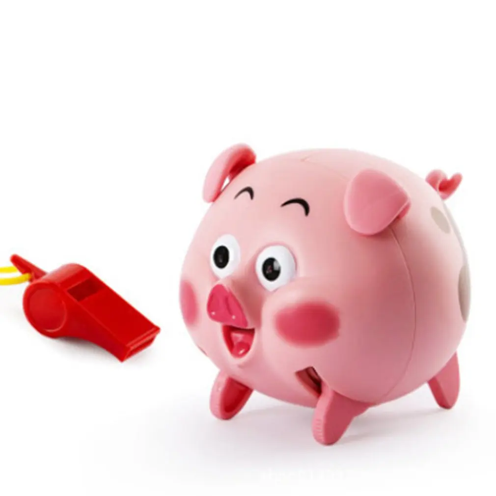 

Smart Whistle Voice Control Pig Car Baby Toy Early Education Lighting Dancing Music Cartoon Piggy Christmas Gift for Kids