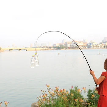 

New Fishing Rod 40T Carbon Fiber Ultra Light Portable 6-Section Telescopic Fishing Pole Machined Reel Seat EVA Fore Grip
