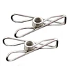 5/8pcs Multipurpose Stainless Steel Clips Clothes Pins Pegs Holders Clothing Clamps Sealing Clip Household Clothespin 2
