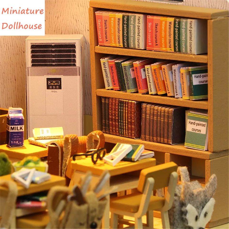 diy miniature classroom