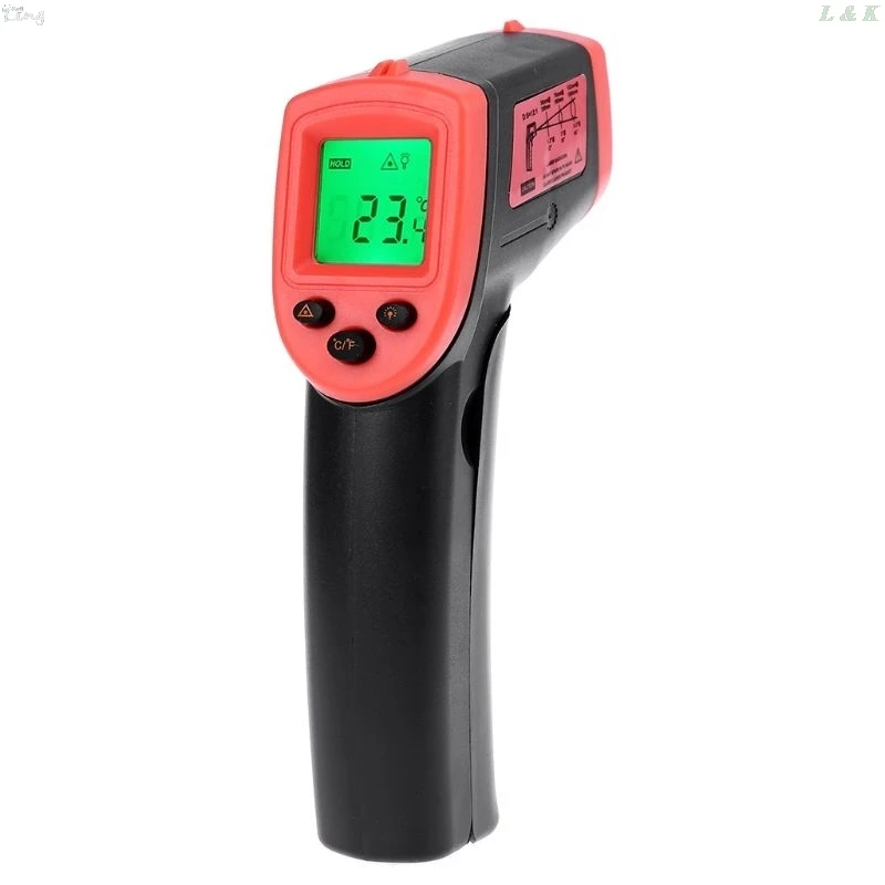 

Digital Laser Infrared Thermometer -50~600 Degree Temperature Measuring Gun C/F Selection LCD Pyrometer Temperature Instrument