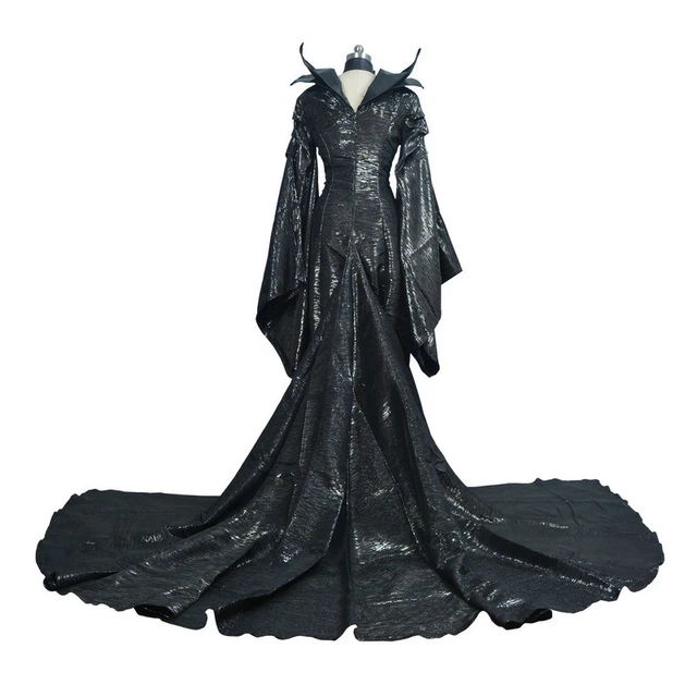 Adulto Deluxe Costume Maleficent Evil Queen Cosplay Outfit Ladies