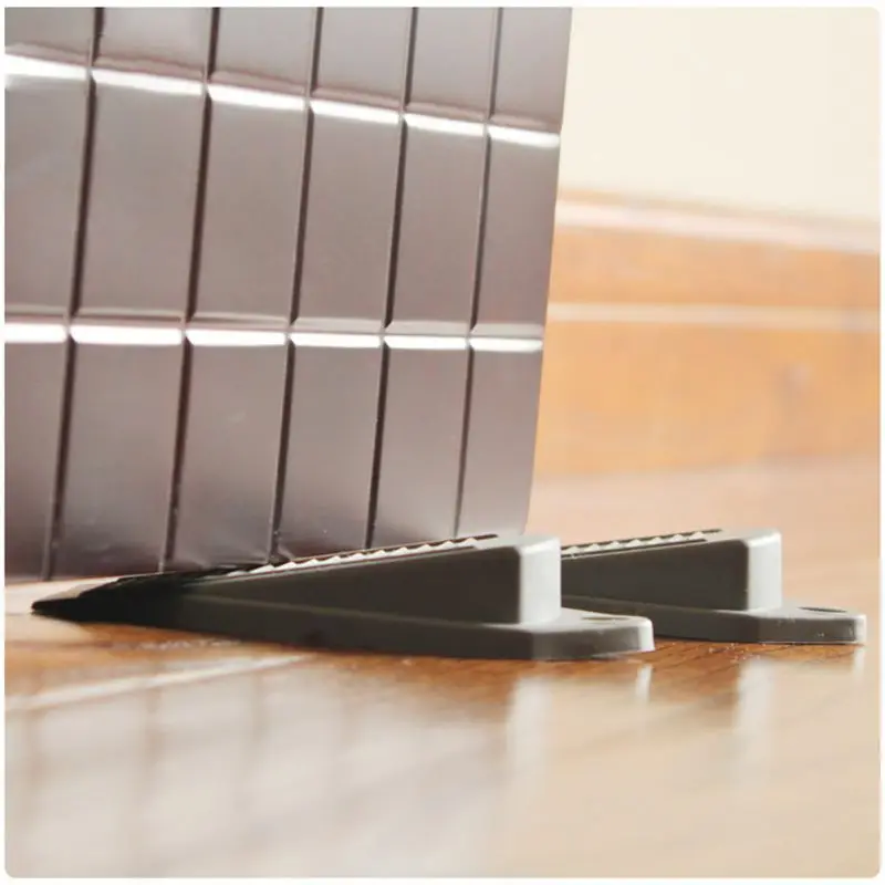 

4Pcs Door Stopper Rubber Door Stopper, Door Stop Wedge Child Safety Door Wedge Finger Protector