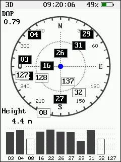 GP-280 Portable GPS receiver for outdoor explorations / GPS handset for boats  /GPS  Pocket Terminal  for vehicles