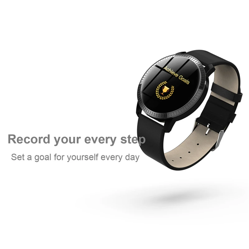 ESEED CF18 Смарт-часы для мужчин 1,2 дюймов IP67 smartwatch металлический ремешок пульсометр кровяное давление фитнес-трекер Смарт-браслет