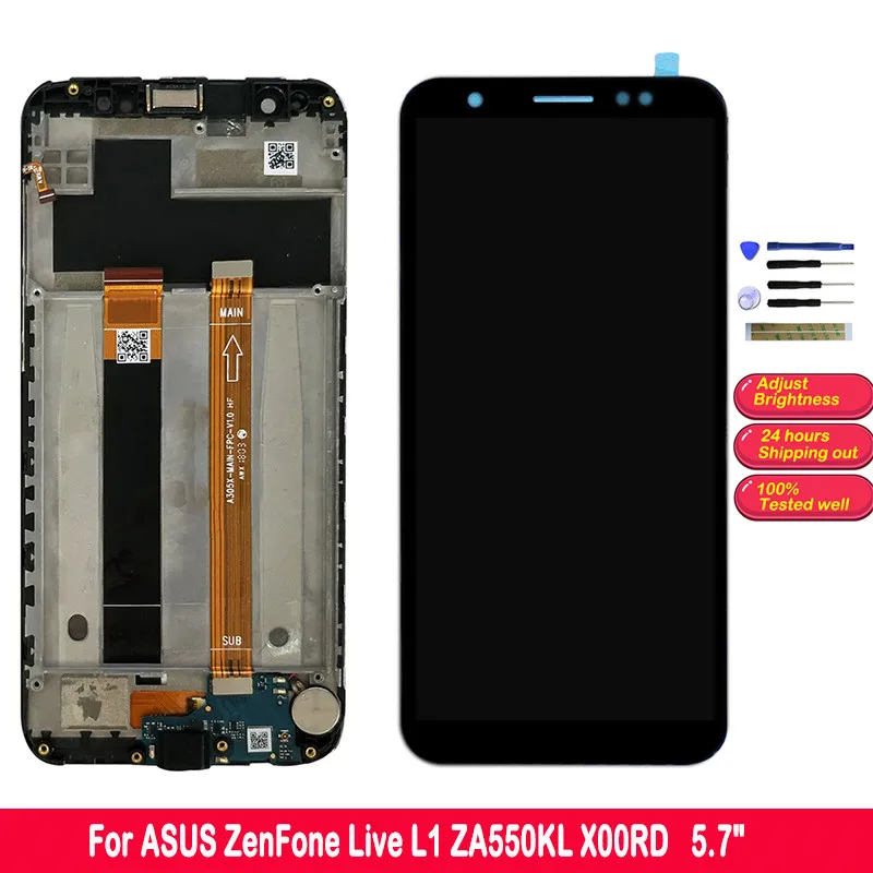 

Touch Screen For ASUS ZenFone Live L1 ZA550KL X00RD LCD Display Digitizer Assembly