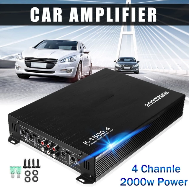 Amplificador de Audio para coche, Subwoofer delgado de 4 canales, 12V,  7900W, clase A/B - AliExpress