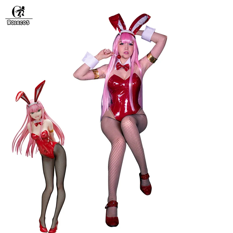 Rolecos Zero Two Cosplay Women Sexy Costume Darling In The Franxx Anime Costume 02 Bunny Girl Jumpsuits Women Sex Jumpsuits Aliexpress