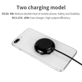

Portable Wireless Charger Fast Charging Adapter Device for iPhone X Xs Max XR for Samsung Note 9 S9 Huawei Xiaomi HTC S IY196