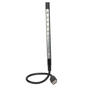

Book Reading Lamp Metal Flexible Material DIY Lights for Laptop Notebook Computer 10 lamp beads creative strip LED lamp