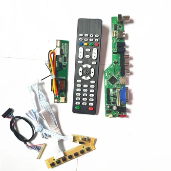 

For LTN160AT02-002/H01 Remote+Inverter+keyboard T.V56 controller board 1CCFL 30Pin LVDS LCD display panel VGA HDMI AV USB RF Kit